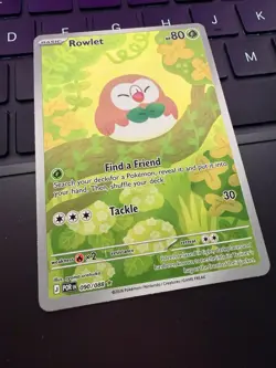 Pokemon TCG Rowlet 090/080 Mega Evolution: Perfect Order NM - Image 3
