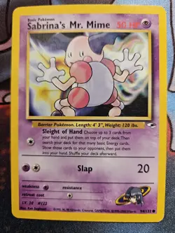 Sabrinas Mr. Mime - Pokemon TCG - Gym Heros - 94/132 - Moderately Played - Image 1