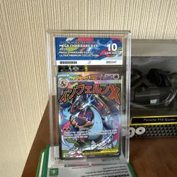 ACE 10 Mega Charizard X EX 023 Ultra Premium Collection UPC Pokemon Full Art - Image 1