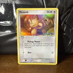 Meowth Stamped Reverse Holo 77/113 Delta Species Pokemon - Image 1