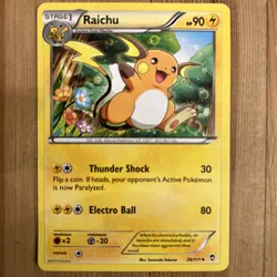 Raichu - 28/111 - Uncommon DMG, English Pokemon Furious Fists - Image 1