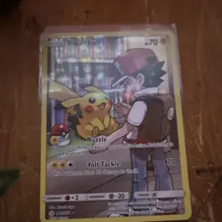 Pokemon Pikachu (Secret) 241/236 SM-Cosmic Eclipse Secret Rare Holo Basic 70HP - Image 2