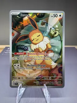 Pokemon TCG Eevee #173 Prismatic Evolutions ETB Black Star Holo - Image 1