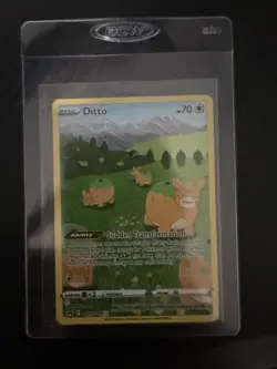 Pokemon Ditto GG22/GG70 Crown Zenith Galarian Gallery Ultra Rare Holo 70 HP - Image 1