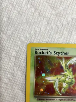 2000 Pokemon Gym Challenge Rocket’s Scyther Holo 13/132 Free Shipping - Image 2