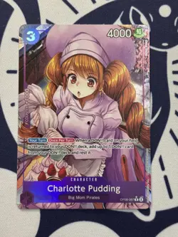 CHARLOTTE PUDDING - One Piece OP08-067 - AA Alt Art Rare R - Two Legends - Image 1