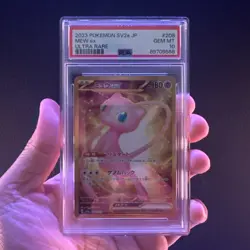PSA 10 GEM MINT Pokemon TCG 151 Mew EX 208/165 Ultra Rare Gold UR SV2a Japanese - Image 1