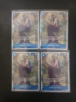 One Piece TCG 4x Nefeltari Vivi EB03-024 Extra Booster: Heroines Edition English - Image 1