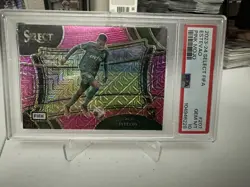 2023-24 Select FIFA Estevao Pink Mojo /199 PSA 10 Palmeiras RC - Image 1