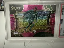 2023-24 Select FIFA Estevao Pink Mojo /199 PSA 10 Palmeiras RC - Image 2