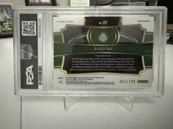 2023-24 Select FIFA Estevao Pink Mojo /199 PSA 10 Palmeiras RC - Image 4