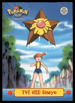 Pokemon Cards TV5 Staryu #120 Topps Trading Cards Series 1 MP *4 - Image 1