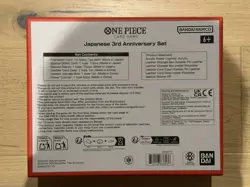 One Piece Japanese 3rd Anniversary Set - ENGLISH CARDS - Image 2