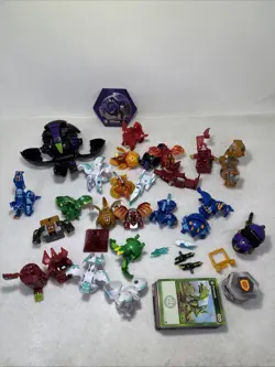 Bakugan Battle Brawlers Lot of 26 Brawlers & Cards LOT - Image 1