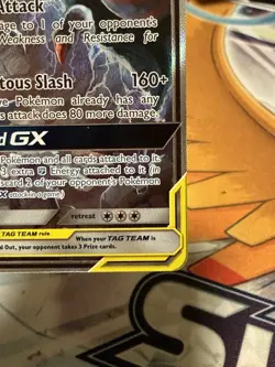 Pokemon TCG Garchomp & Giratina GX SM193 Sun & Moon Promo Card Near Mint - Image 5