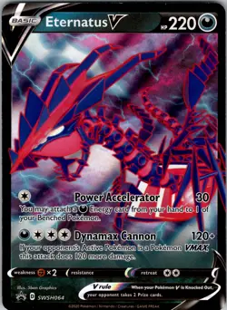 Eternatus V Promo SWSH: Sword & Shield Promo Cards SWSH064 NM Holo - Image 1