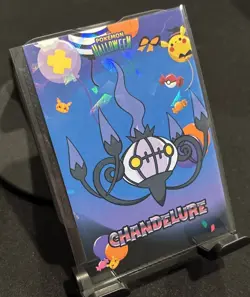 Rare Pokemon Halloween Full Art Chandelure Card Database Low Pop Card 🎃 - Image 1