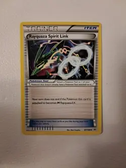 Rayquaza Spirit Link XY - Roaring Skies #87 (2015) Uncommon NM Pokemon Card TCG - Image 1