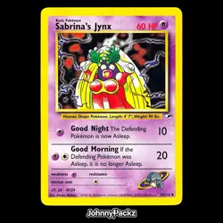 Sabrina's Jynx 59/132 - 2000 Gym Heroes Common - Pokemon Card NM - Image 1
