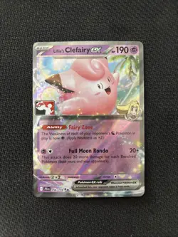 Lillie's Clefairy ex 056/159 Prize Pack Series Cards Holo - Image 1