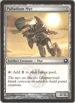 PALLADIUM MYR - Scars of Mirrodin - 190 - MTG - Magic the Gathering - Image 1