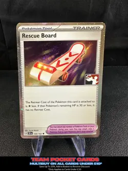 Rescue Board 159/162 Holo, Play! Prize Pack Series, Pokemon, NM - Image 1