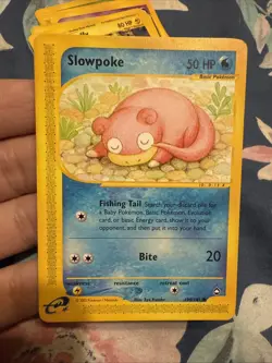 Pokemon TCG e-Reader Slowpoke #108/147 Aquapolis (2002) LP-MP - Image 5