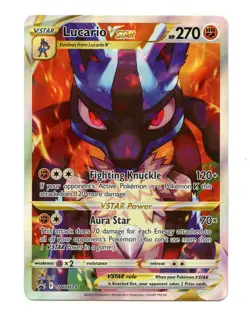 NM Lucario VSTAR SWSH291 Pokemon Crown Zenith Black Star Promo #A - Image 1