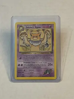 VTG Pokemon TCG Sabrina's Hypno 56/132 Gym Challenge Non Holo Unlimited WOTC LP - Image 1