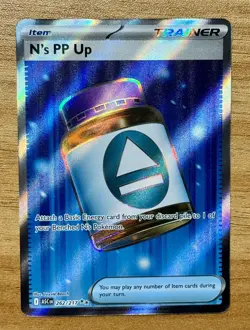Pokemon N's PP Up Trainer Ascended Heroes Full Art 262/217 English TCG - NM/Mint - Image 1