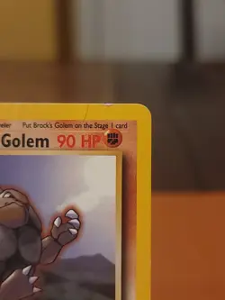 Brock's Golem - 20/132 - Pokemon Gym Heroes Regular Unlimited DMG CREASED - Image 3