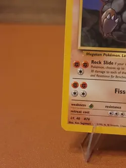 Brock's Golem - 20/132 - Pokemon Gym Heroes Regular Unlimited DMG CREASED - Image 5