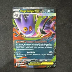 Pokemon Mega Gengar EX Double Rare Me02: Phantasmal Flames 056/094 Holo 350 HP - Image 1