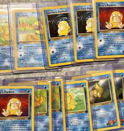 Pokemon TCG Vintage Lot - Psyduck 🐥 1st Ed. Unlimited Fossil Rocket Gym 1999￼ - Image 1