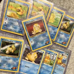 Pokemon TCG Vintage Lot - Psyduck 🐥 1st Ed. Unlimited Fossil Rocket Gym 1999￼ - Image 2
