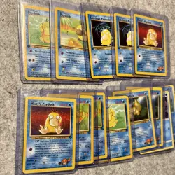 Pokemon TCG Vintage Lot - Psyduck 🐥 1st Ed. Unlimited Fossil Rocket Gym 1999￼ - Image 3