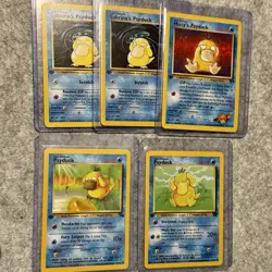 Pokemon TCG Vintage Lot - Psyduck 🐥 1st Ed. Unlimited Fossil Rocket Gym 1999￼ - Image 4