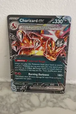 Pokemon TCG Charizard ex Sv03: Obsidian Flames 125/197 Holo Double Rare - Image 2