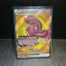 Pokemon Oricorio EX 110/094 Me02: Phantasmal Flames Ultra Rare Full Art Holo - Image 1