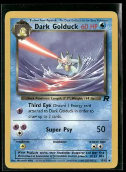 ✰ DARK GOLDUCK 37/82 UNCOMMON TEAM ROCKET POKEMON ✰ MP - Image 2