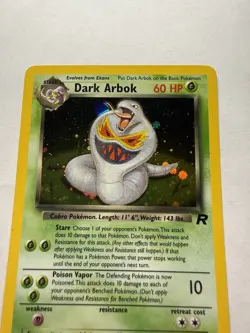 Pokemon Dark Arbok 2/82 Team Rocket Unlimited Holo Rare - Image 2