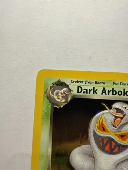 Pokemon Dark Arbok 2/82 Team Rocket Unlimited Holo Rare - Image 3