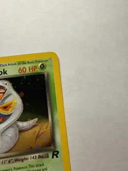 Pokemon Dark Arbok 2/82 Team Rocket Unlimited Holo Rare - Image 4