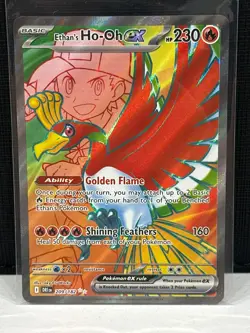 Ethan's Ho-Oh ex 209/182 - SV10: Destined Rivals Ultra Rare Pokemon TCG NM - Image 1