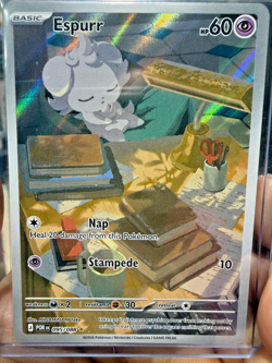 Espurr Illustration Rare 095/088 Pokemon Me03: Perfect Order Holo -NM Pack Fresh - Image 1