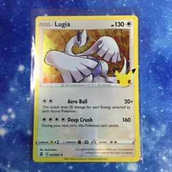 Lugia - 22/25 - Holo Rare (Celebrations) Pokemon TCG Official - Image 1