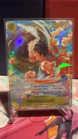 ONE PIECE TCG OP15-119 Adventure on KAMI's Island SEC Monkey D. Luffy Alt Art - Image 1