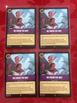 4x Disney Lorcana - Shimmering Skies - We Know the Way - 61/204 x4 - Image 1