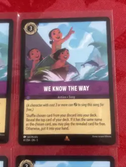 4x Disney Lorcana - Shimmering Skies - We Know the Way - 61/204 x4 - Image 2