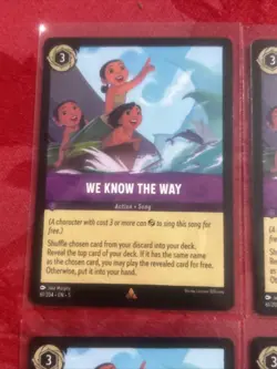 4x Disney Lorcana - Shimmering Skies - We Know the Way - 61/204 x4 - Image 3